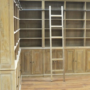 Bibliothek Shakespeare aus Massivholz Teak