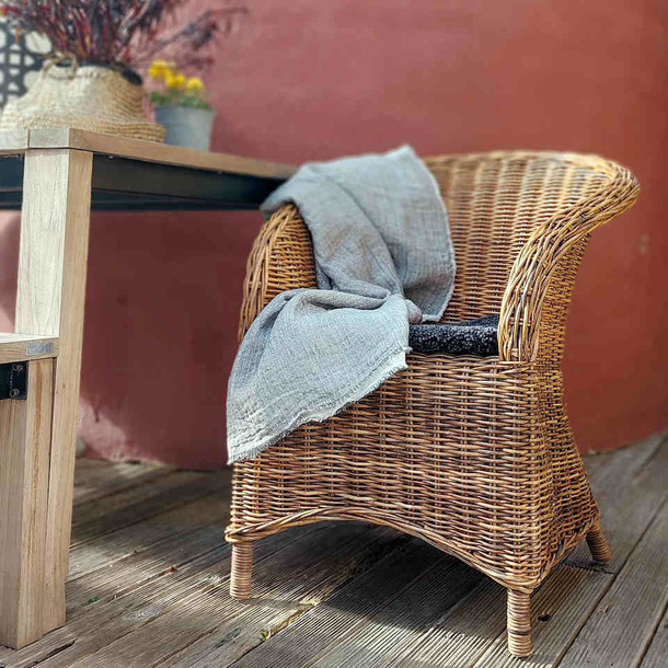 Bequemer Rattan-Sessel Salix