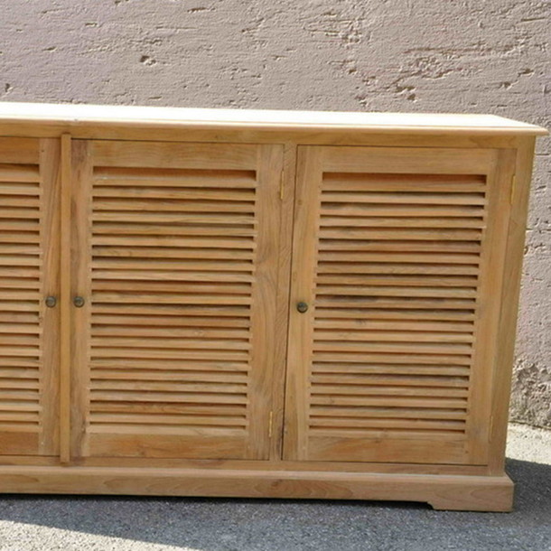 Sideboard Lamelle aus Massivholz Teak