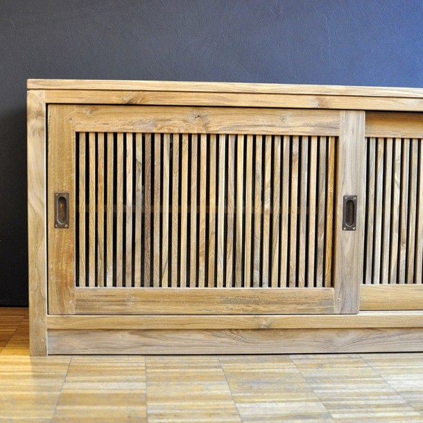 Sideboard Slide aus Teak Massivholz