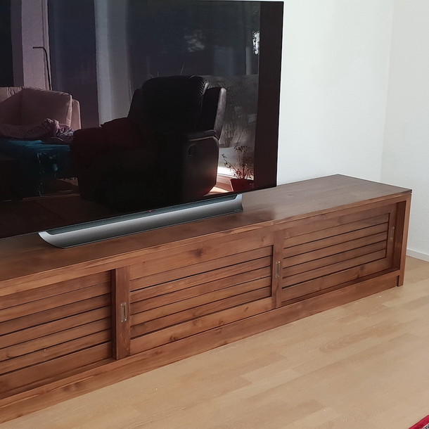 Sideboard Slide aus Teak Massivholz