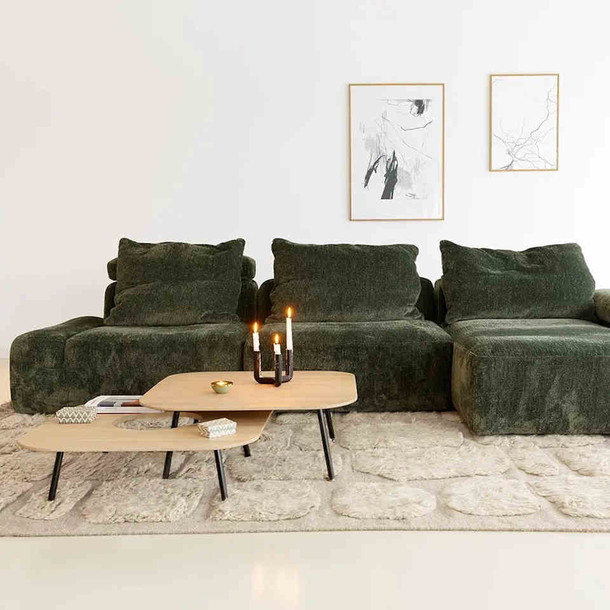 Lounge Sofa Flynn, modernes modulares Sofa mit abnehmbaren Bezug, Hussensofa mit Klettband Verschluss, bester Sitzkomfort durch Qualität aus Europa, niederes Lounge Sofa bestens geeignet fuer kleine Raeume und Dachschraegen, in viele Stofffarben und Stoffkategorien erhaeltlich, Beratung in der MOEBEL KOLONIE Muenchen, Wohnen nach  Wunsch