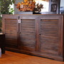 Sideboard Lamelle aus Massivholz Teak