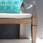 Grosse Aufnahme vom Edelholz Teak Daybed Ronny aus Massivholz, Teakholz Moebel Muenchen aus Massivholz